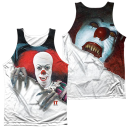 IT TV Miniseries Pennywise It - Men's All Over Print Tank Top Men's All Over Print Tank IT   