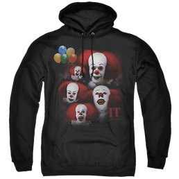 It Tv Miniseries Many Faces Of Pennywise - Pullover Hoodie Pullover Hoodie IT   