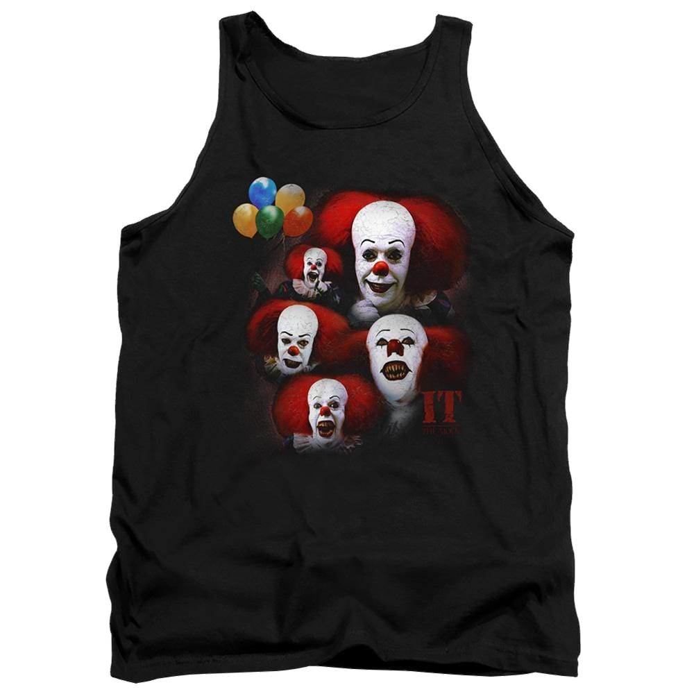 It Tv Miniseries Many Faces Of Pennywise - Men's Tank Top Men's Tank IT   