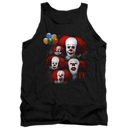 It Tv Miniseries Many Faces Of Pennywise - Men's Tank Top Men's Tank IT   