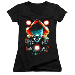 It Dead Lights - Juniors V-Neck T-Shirt Juniors V-Neck T-Shirt IT   