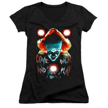 It Dead Lights - Juniors V-Neck T-Shirt Juniors V-Neck T-Shirt IT   