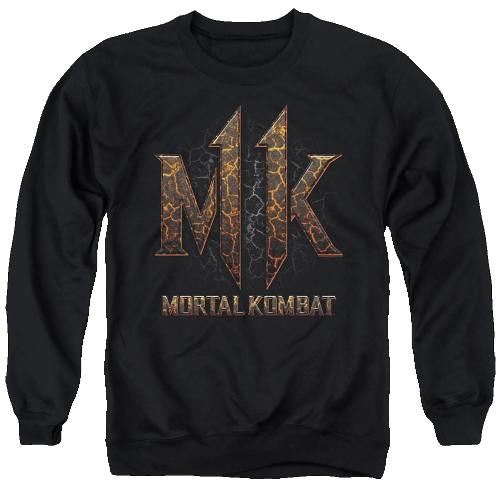 Mortal Kombat Mk11 Lava - Men's Crewneck Sweatshirt Men's Crewneck Sweatshirt Mortal Kombat   