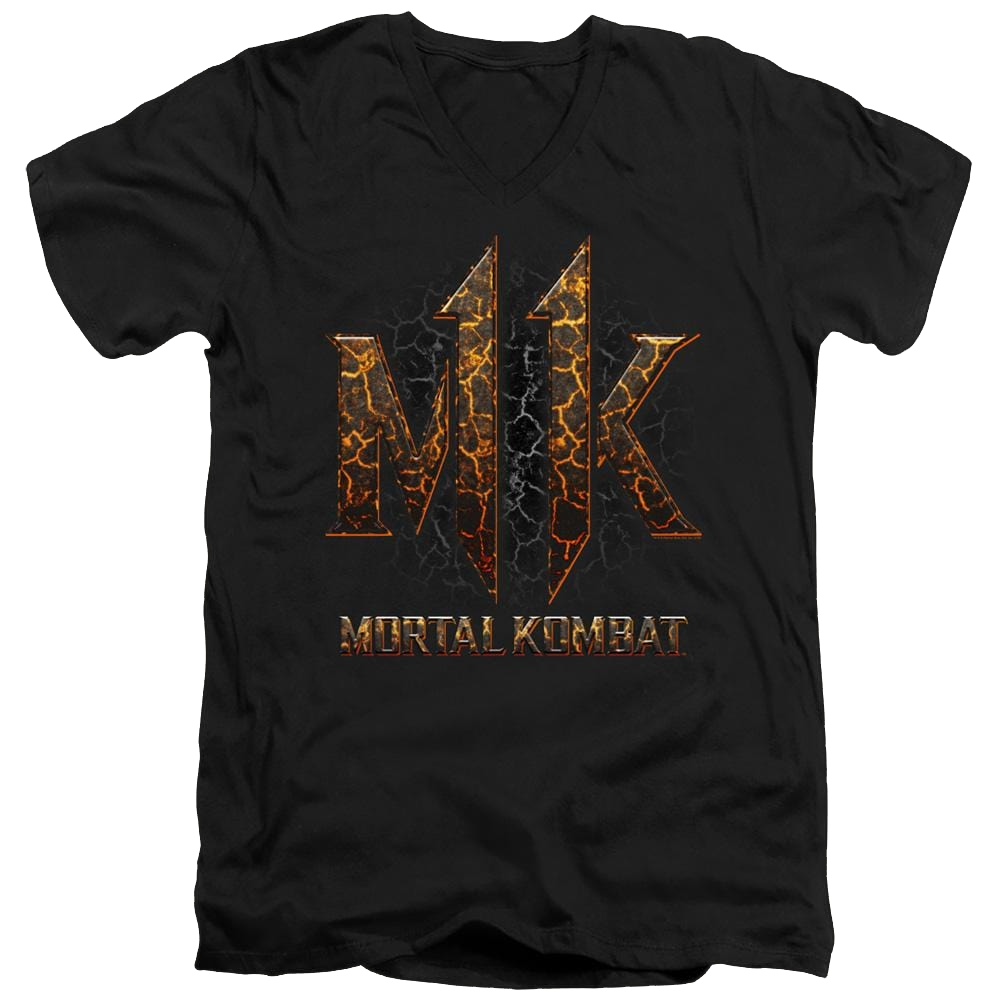 Mortal Kombat Mk11 Lava - Men's V-Neck T-Shirt Men's V-Neck T-Shirt Mortal Kombat   