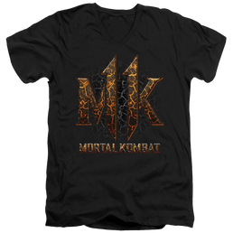 Mortal Kombat Mk11 Lava - Men's V-Neck T-Shirt Men's V-Neck T-Shirt Mortal Kombat   
