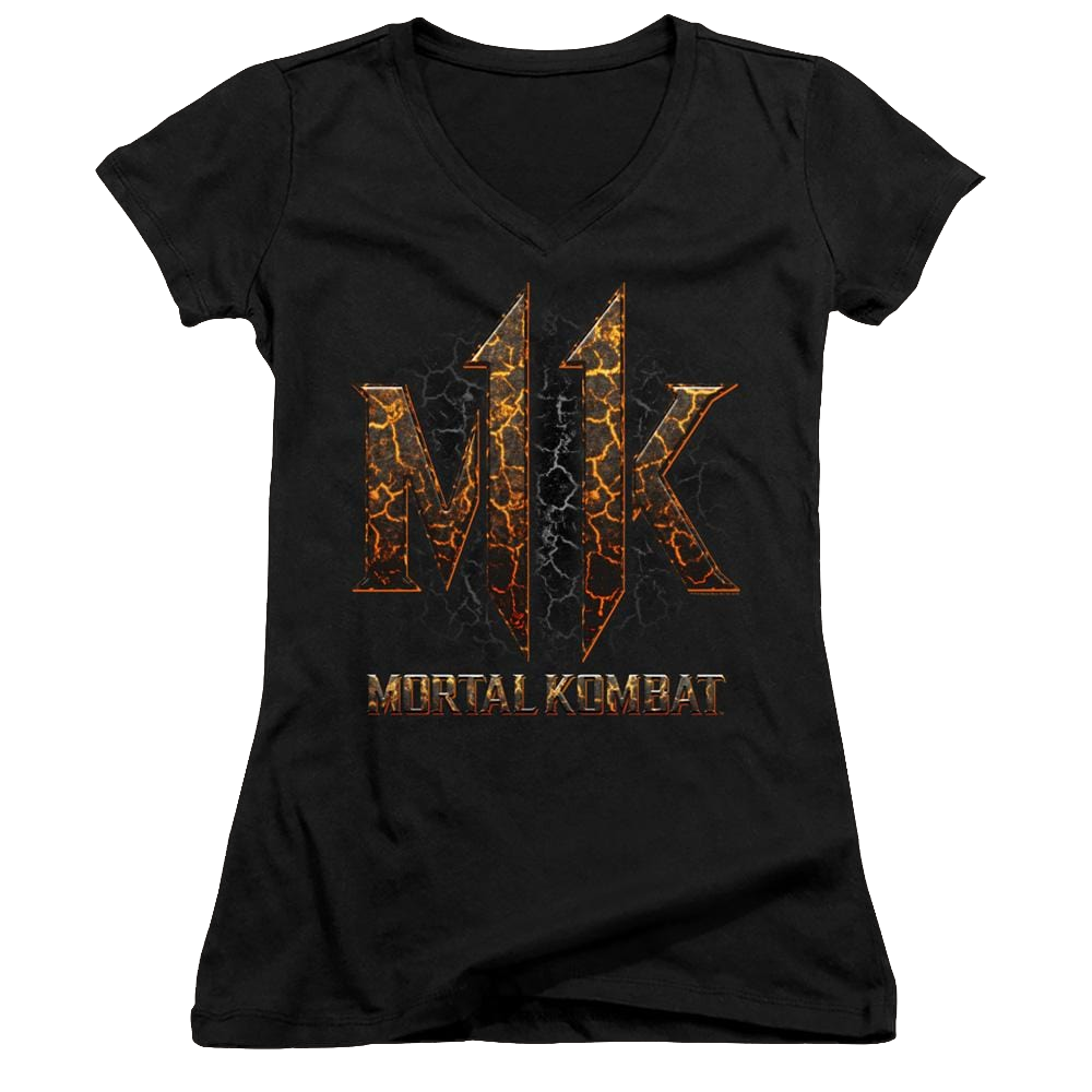 Mortal Kombat Mk11 Lava - Juniors V-Neck T-Shirt Juniors V-Neck T-Shirt Mortal Kombat   