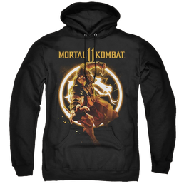 Mortal Kombat Scorpion Flames - Pullover Hoodie Pullover Hoodie Mortal Kombat   