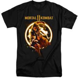 Mortal Kombat Scorpion Flames - Men's Tall Fit T-Shirt Men's Tall Fit T-Shirt Mortal Kombat   