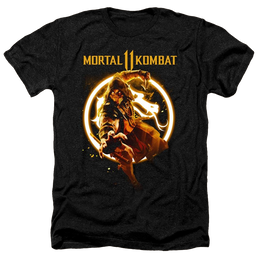 Mortal Kombat Scorpion Flames - Men's Heather T-Shirt Men's Heather T-Shirt Mortal Kombat   