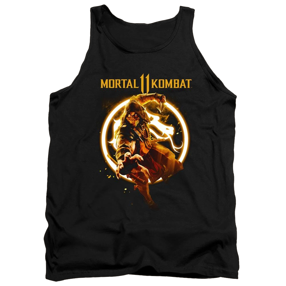 Mortal Kombat Scorpion Flames - Men's Tank Top Men's Tank Mortal Kombat   