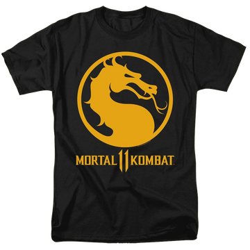 Mortal Kombat Dragon Logo - Men's Regular Fit T-Shirt Men's Regular Fit T-Shirt Mortal Kombat   
