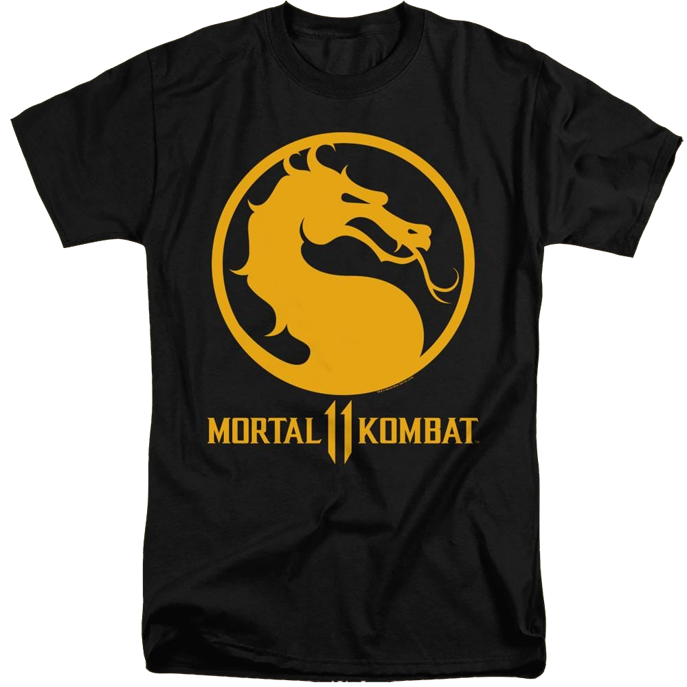 Mortal Kombat Dragon Logo - Men's Tall Fit T-Shirt Men's Tall Fit T-Shirt Mortal Kombat   
