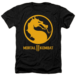 Mortal Kombat Dragon Logo - Men's Heather T-Shirt Men's Heather T-Shirt Mortal Kombat   