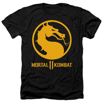 Mortal Kombat Dragon Logo - Men's Heather T-Shirt Men's Heather T-Shirt Mortal Kombat   
