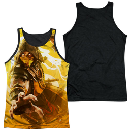 Mortal Kombat Scorpion - Men's Black Back Tank Top Men's Black Back Tank Mortal Kombat   