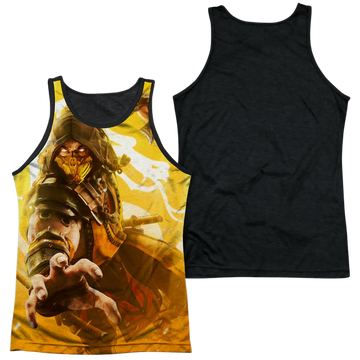 Mortal Kombat Scorpion - Men's Black Back Tank Top Men's Black Back Tank Mortal Kombat   