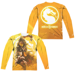 Mortal Kombat Scorpion - Men's All-Over Print Long Sleeve Men's All-Over Print Long Sleeve Mortal Kombat   