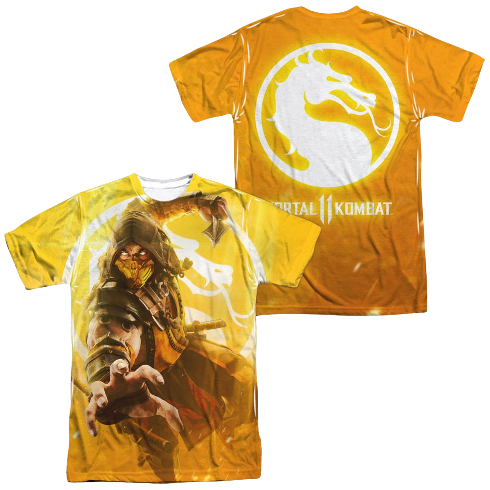 Mortal Kombat Scorpion - Men's All-Over Print T-Shirt Men's All-Over Print T-Shirt Mortal Kombat   