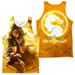Mortal Kombat Scorpion - Men's All Over Print Tank Top Men's All Over Print Tank Mortal Kombat   