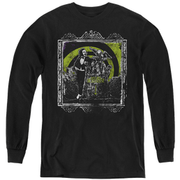 Beetlejuice Here Lies - Youth Long Sleeve T-Shirt Youth Long Sleeve T-Shirt Beetlejuice   
