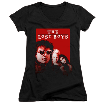 Lost Boys, The Michael David Star - Juniors V-Neck T-Shirt Juniors V-Neck T-Shirt Lost Boys   