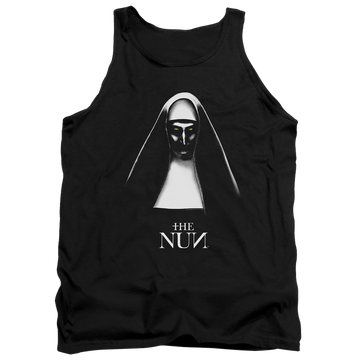 Black men's tank with The Nun graphic