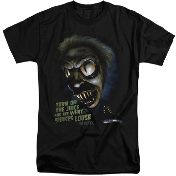 Black men's tall fit t-shirt with IT Chucks Daughter graphic