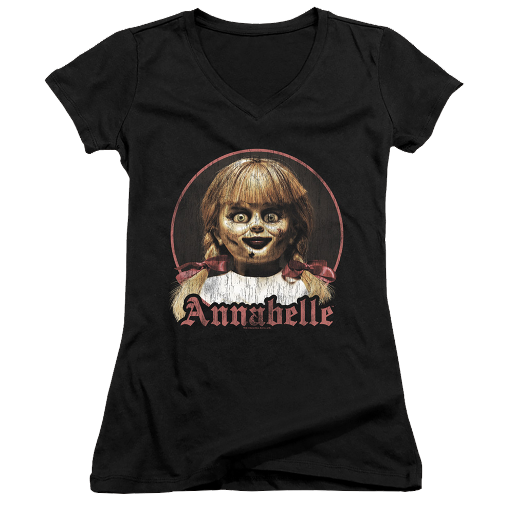 Annabelle Annabelle Portrait - Juniors V-Neck T-Shirt Juniors V-Neck T-Shirt Annabelle   