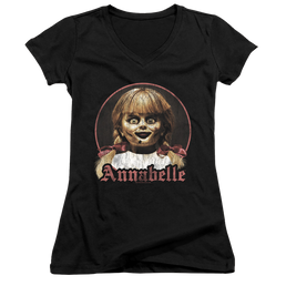 Annabelle Annabelle Portrait - Juniors V-Neck T-Shirt Juniors V-Neck T-Shirt Annabelle   
