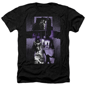 Charcoal men's heather t-shirt with Exorcist Im Not Regan graphic
