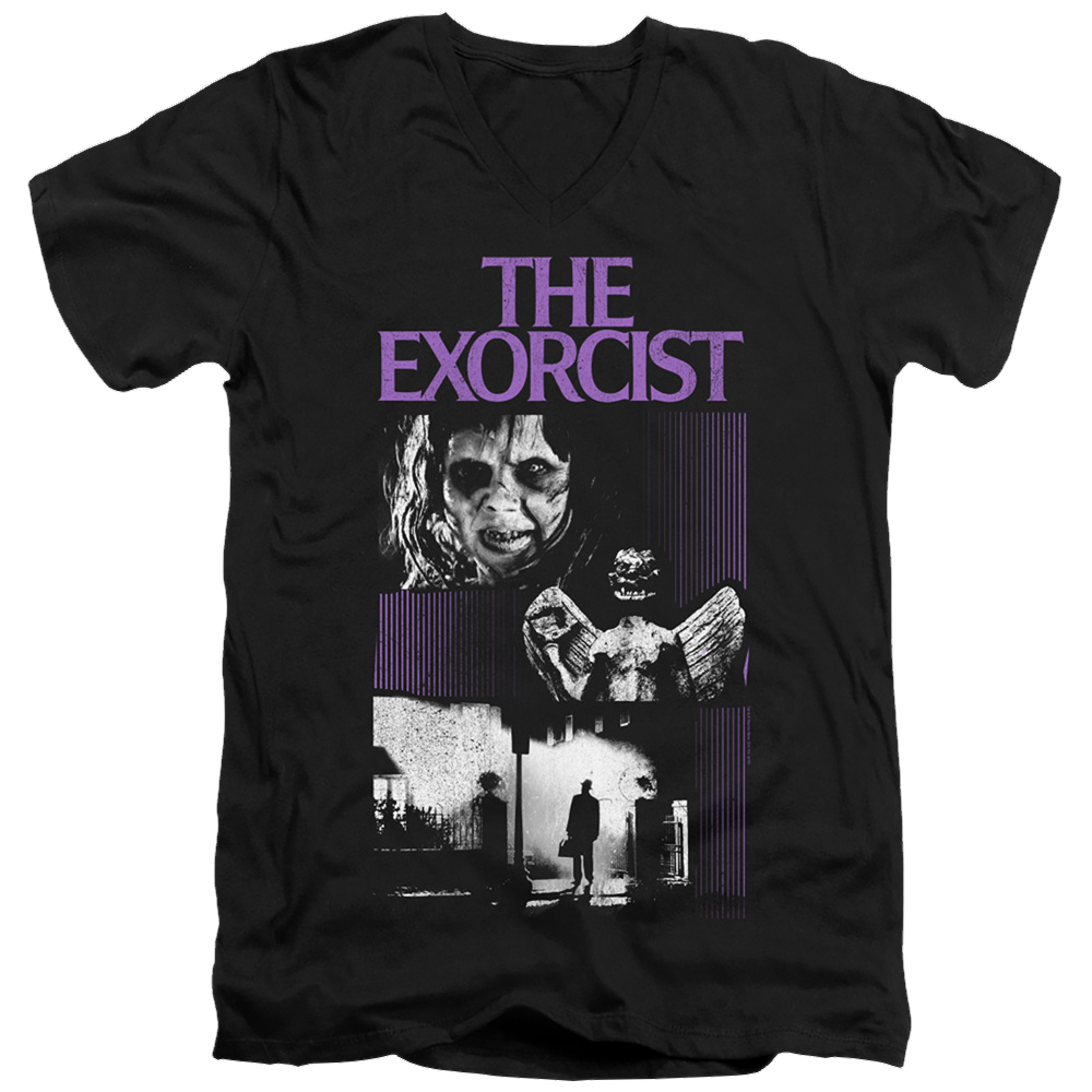 Exorcist, The What An Excellent Day - Men's V-Neck T-Shirt Men's V-Neck T-Shirt Exorcist   