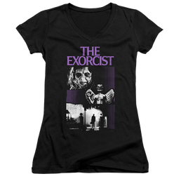 Exorcist, The What An Excellent Day - Juniors V-Neck T-Shirt Juniors V-Neck T-Shirt Exorcist   