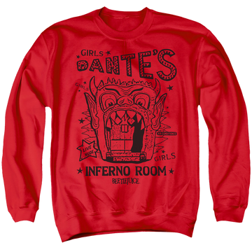 Beetlejuice Dantes Inferno Room - Men's Crewneck Sweatshirt Men's Crewneck Sweatshirt Beetlejuice   