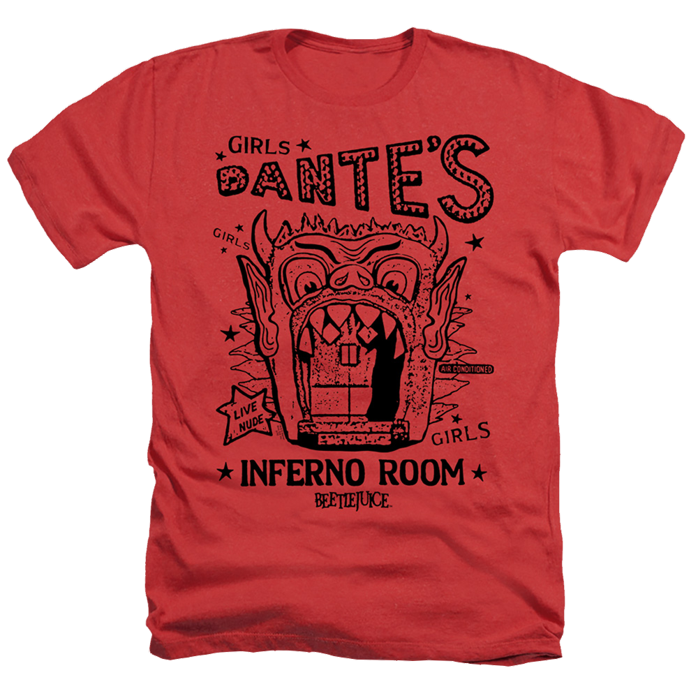 Beetlejuice Dantes Inferno Room - Men's Heather T-Shirt Men's Heather T-Shirt Beetlejuice   