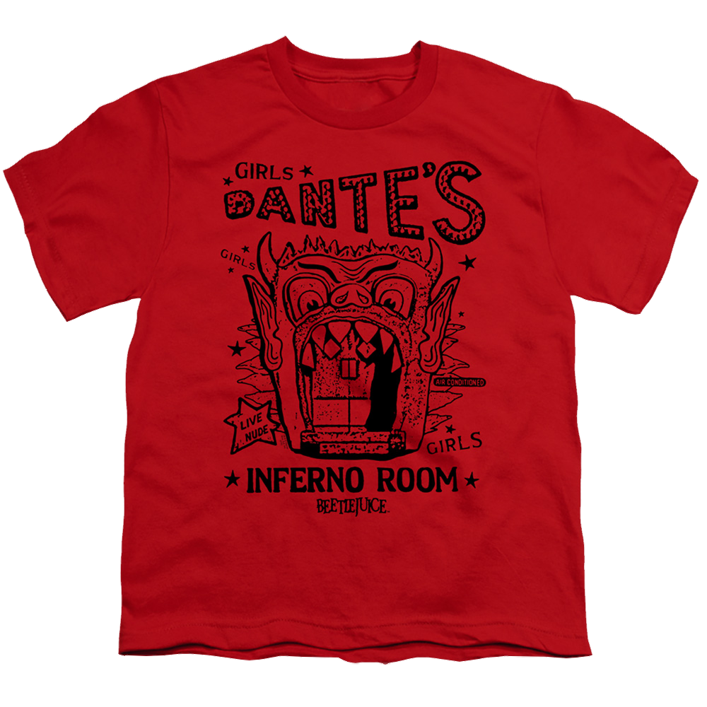 Beetlejuice Dantes Inferno Room - Youth T-Shirt Youth T-Shirt (Ages 8-12) Beetlejuice   