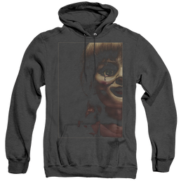 Annabelle Doll Tear - Heather Pullover Hoodie Heather Pullover Hoodie Annabelle   