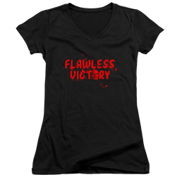 Mortal Kombat Flawless Victory - Juniors V-Neck T-Shirt Juniors V-Neck T-Shirt Mortal Kombat   