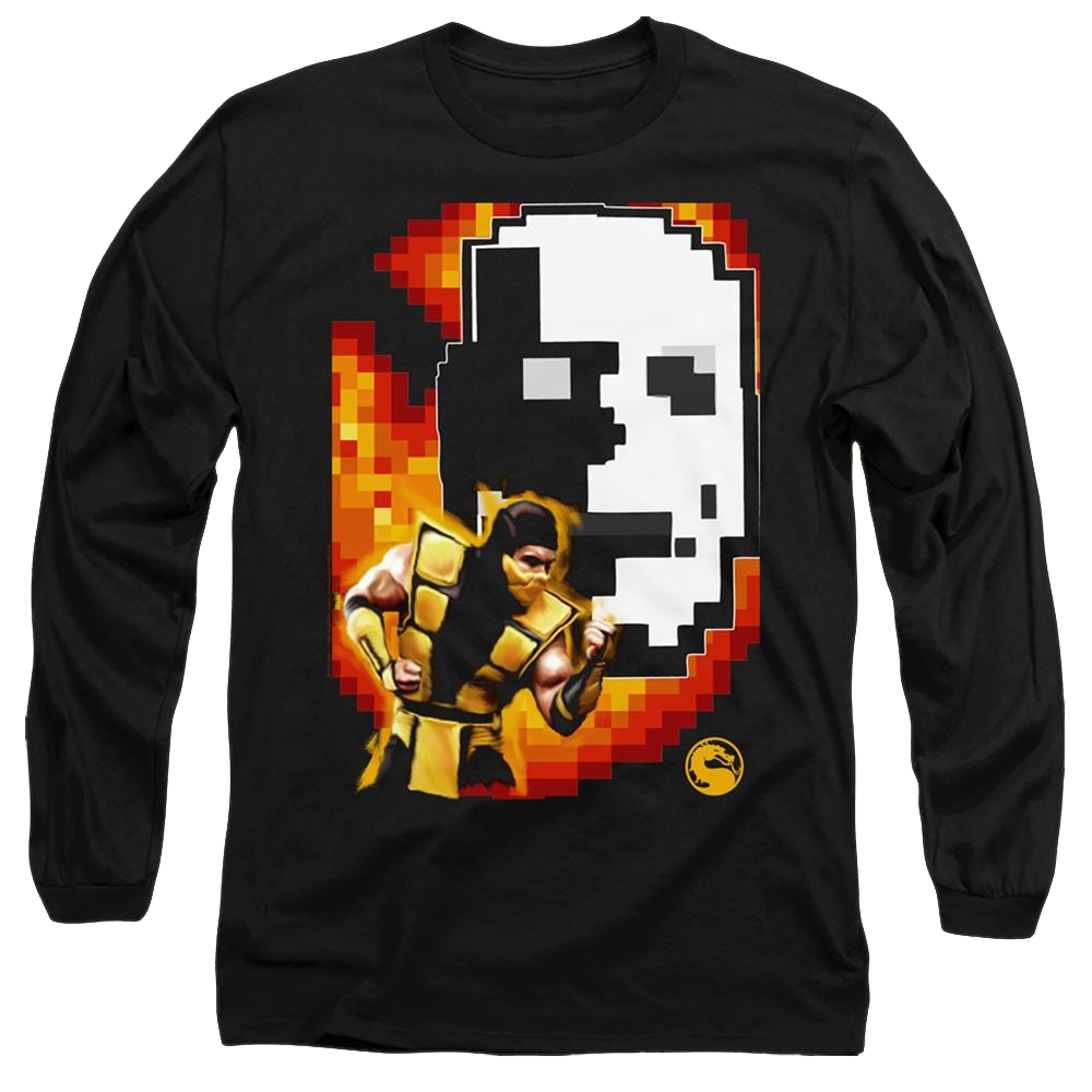 Mortal Kombat Scorpion - Men's Long Sleeve T-Shirt Men's Long Sleeve T-Shirt Mortal Kombat   