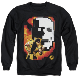 Mortal Kombat Scorpion - Men's Crewneck Sweatshirt Men's Crewneck Sweatshirt Mortal Kombat   
