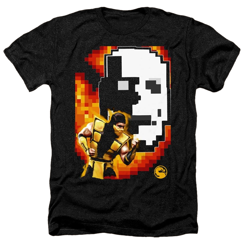 Mortal Kombat Scorpion - Men's Heather T-Shirt Men's Heather T-Shirt Mortal Kombat   
