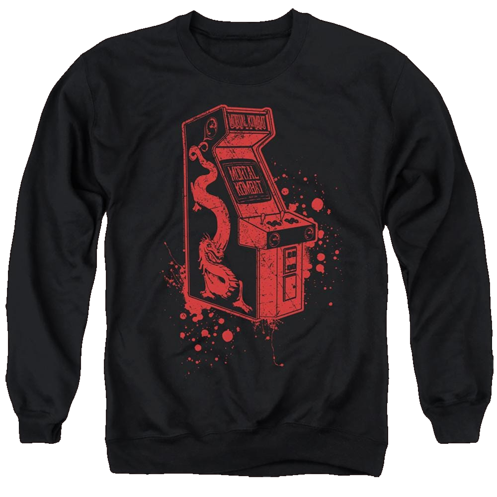 Mortal Kombat Insert Coin - Men's Crewneck Sweatshirt Men's Crewneck Sweatshirt Mortal Kombat   