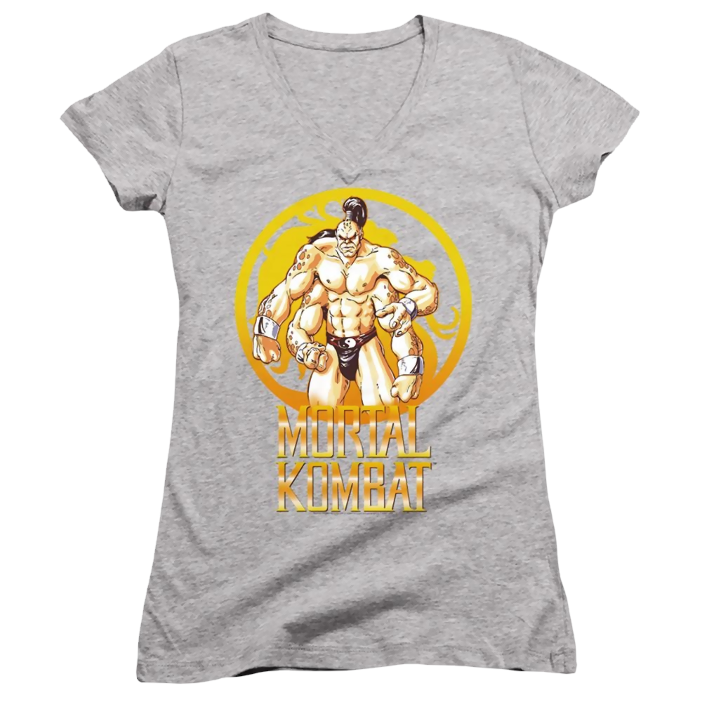 Mortal Kombat Goro - Juniors V-Neck T-Shirt Juniors V-Neck T-Shirt Mortal Kombat   