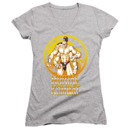 Mortal Kombat Goro - Juniors V-Neck T-Shirt Juniors V-Neck T-Shirt Mortal Kombat   