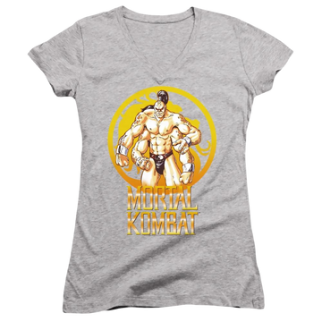 Mortal Kombat Goro - Juniors V-Neck T-Shirt Juniors V-Neck T-Shirt Mortal Kombat   