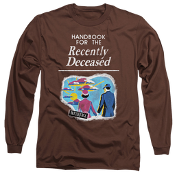 Beetlejuice The Handbook - Men's Long Sleeve T-Shirt Men's Long Sleeve T-Shirt Beetlejuice   