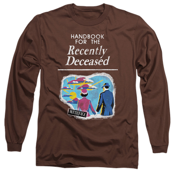 Beetlejuice The Handbook - Men's Long Sleeve T-Shirt Men's Long Sleeve T-Shirt Beetlejuice   