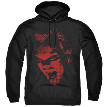 Black pullover hoodie with Lost Boys David graphic