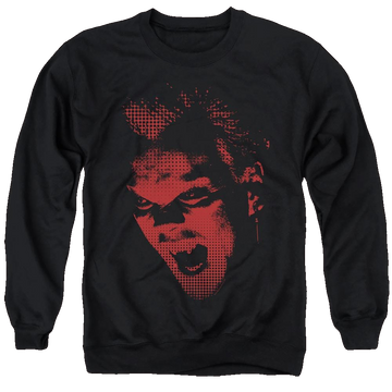 Black men's crewneck sweatshirt with Lost Boys David graphic