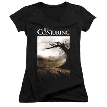 Conjuring, The Poster - Juniors V-Neck T-Shirt Juniors V-Neck T-Shirt Conjuring   