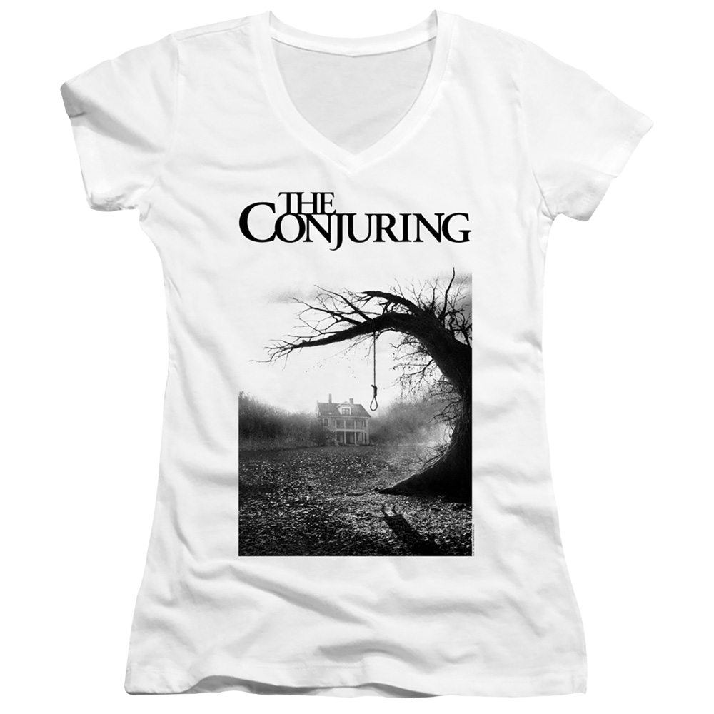 Conjuring, The Poster - Juniors V-Neck T-Shirt Juniors V-Neck T-Shirt Conjuring   